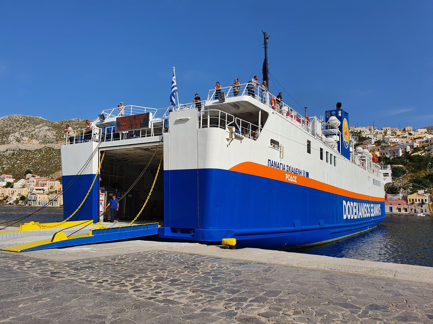 Symi ferry port