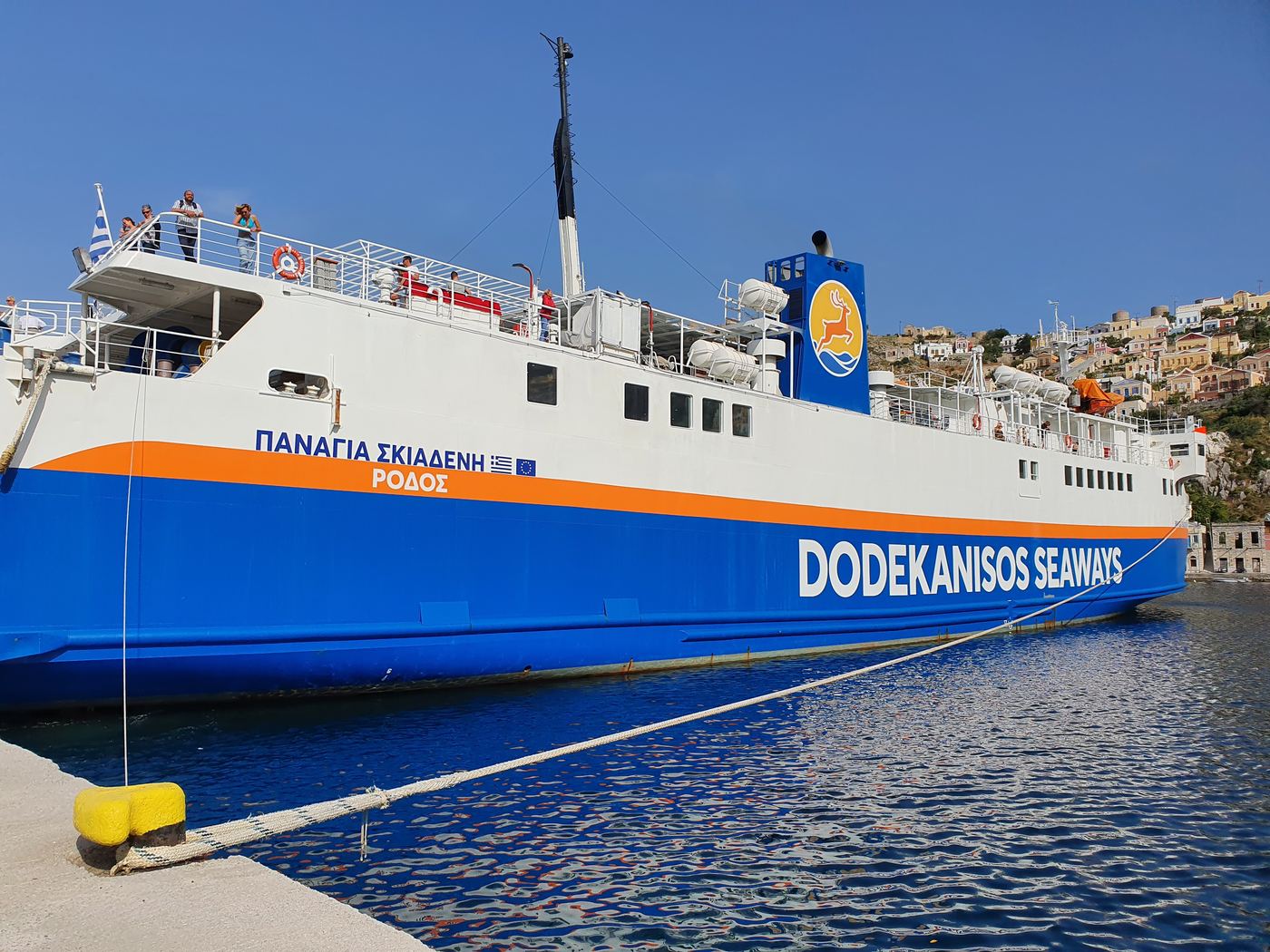 Symi ferry port