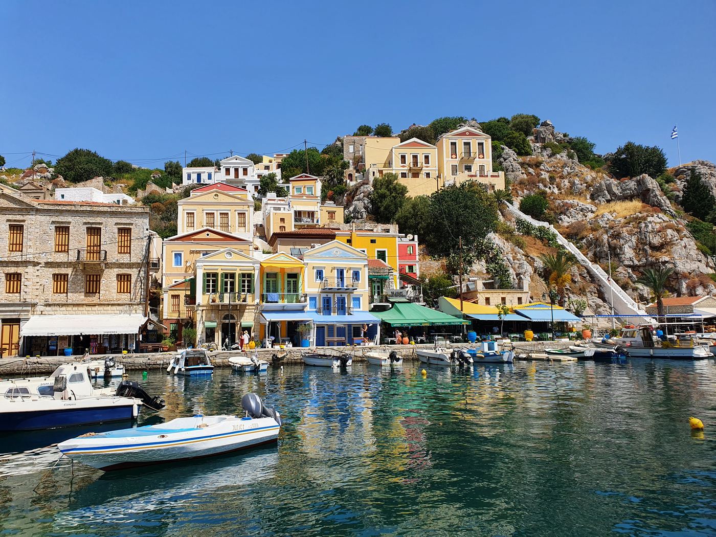Symi ferry port