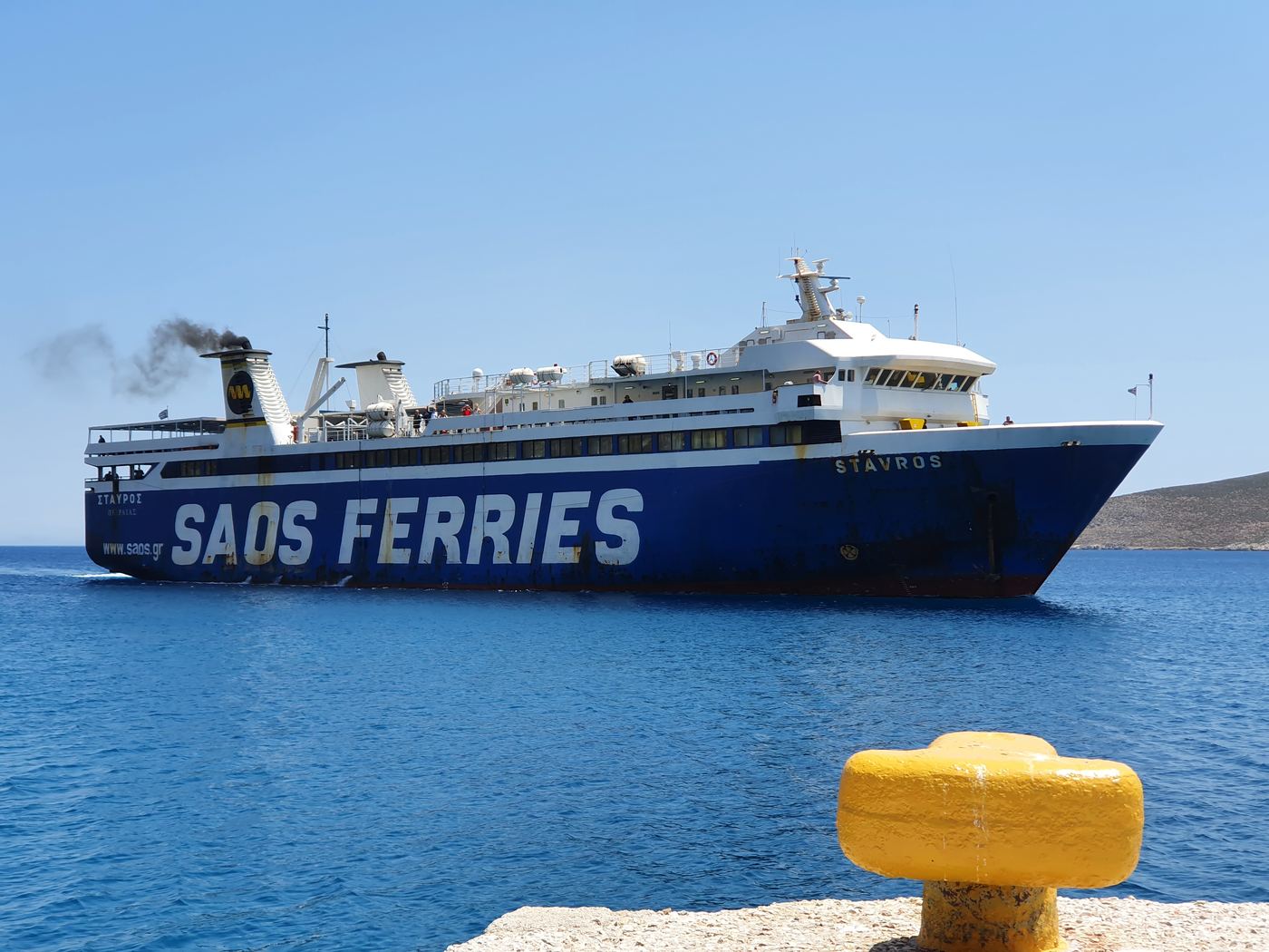 Tilos ferry port