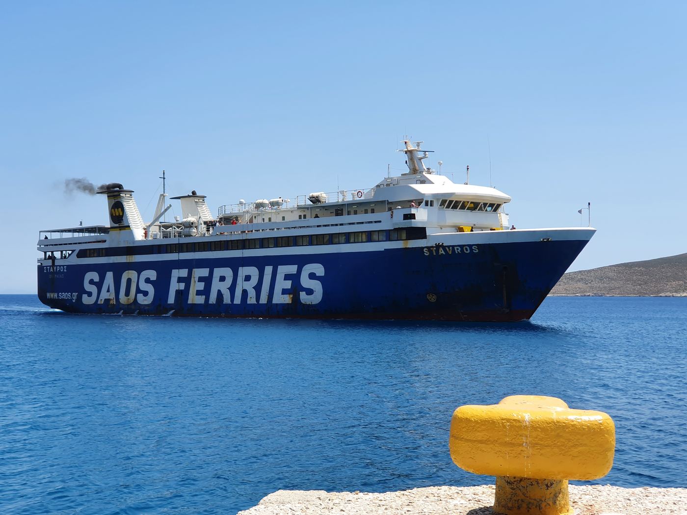 Tilos ferry port