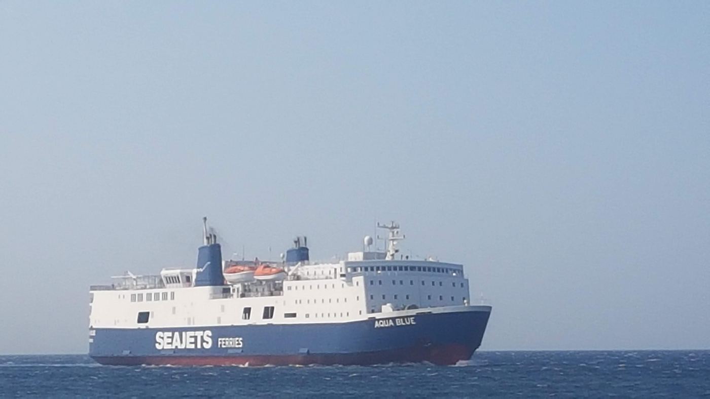 Tinos ferry port