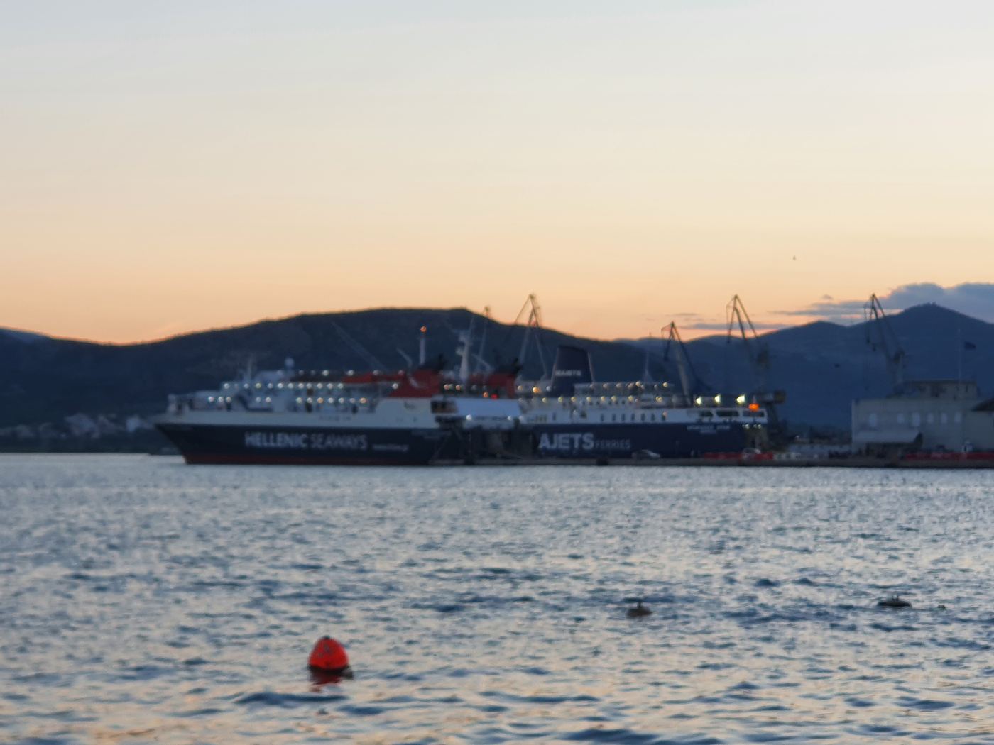 Volos ferry port