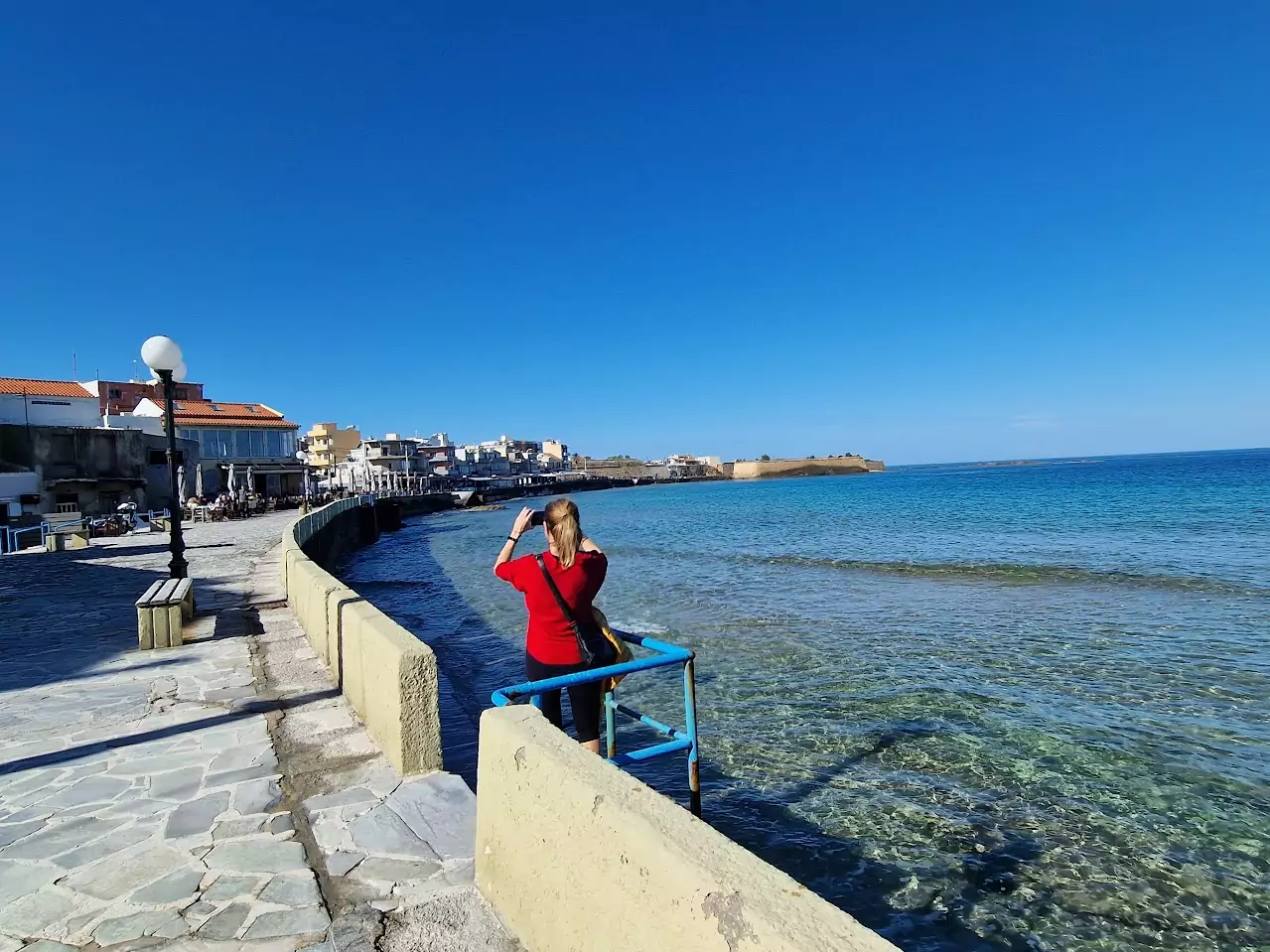 Chania in January is very quiet, but the weather is sunny sometimes